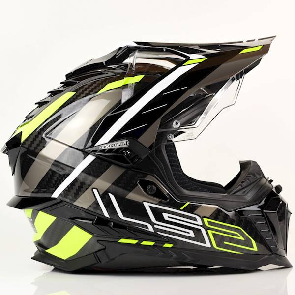 Kask LS2 MX701 Explorer C Edge Black H-V Yell. 3XL