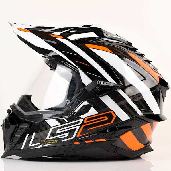 Kask LS2 MX701 Explorer C Edge Black Orange XL