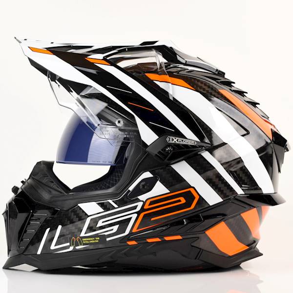 Kask LS2 MX701 Explorer C Edge Black Orange XL