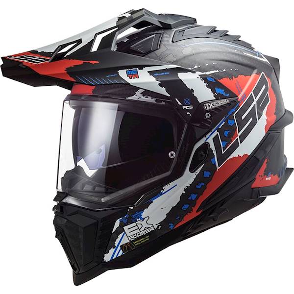 Kask LS2 MX701 C Explorer Extend Matt Red M