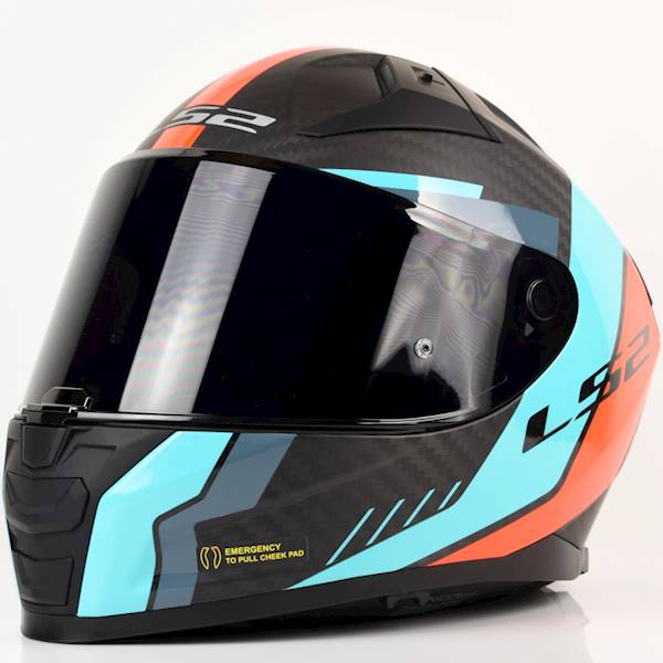 Kask LS2 FF811 Vector II C Grid Red Cyan XS
