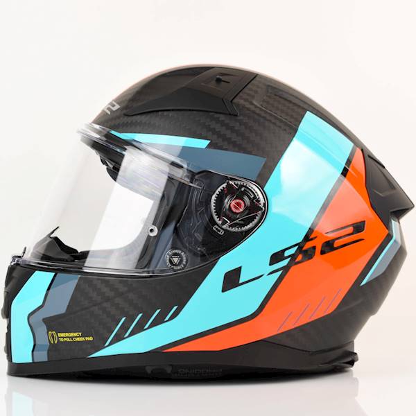 Kask LS2 FF811 Vector II C Grid Red Cyan XS