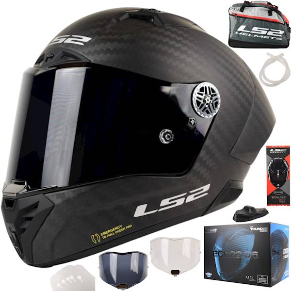 Kask LS2 FF805 Thunder C Gp Fim Matt Carbon M