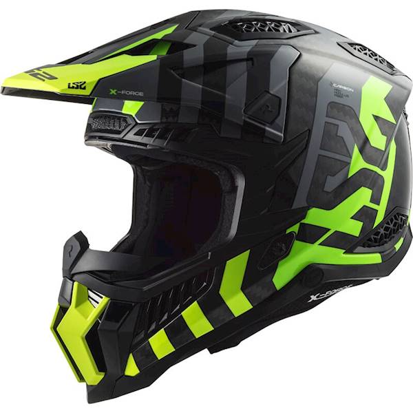 Kask LS2 MX703 C X-Force Barrier Yel. Green XL