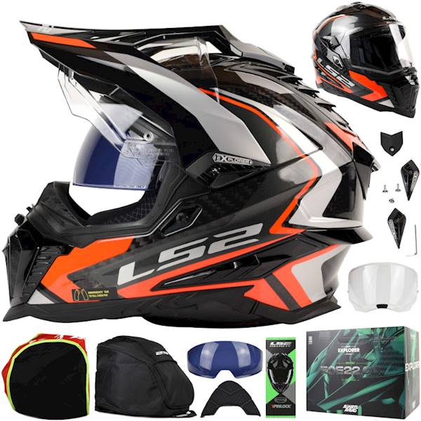 Kask LS2 MX701 Explorer C Frontier II Red