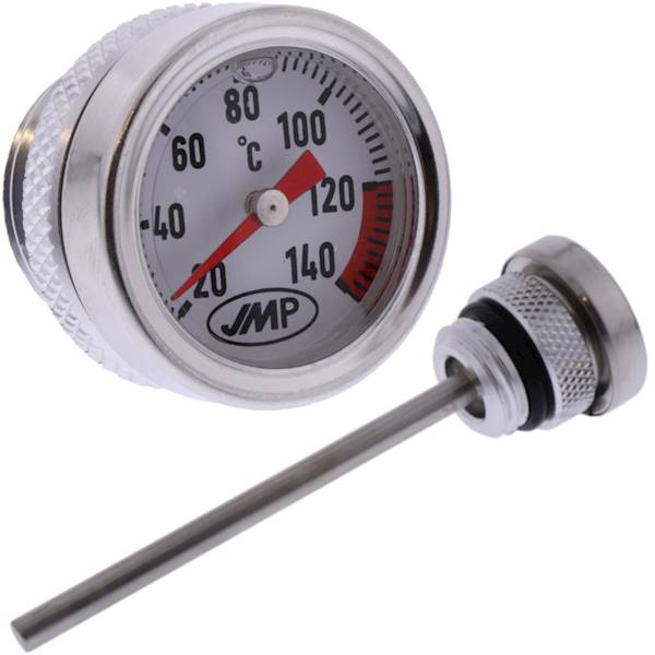 Wskaźnik temperatury oleju JMP M24x3mm srebrny/bia