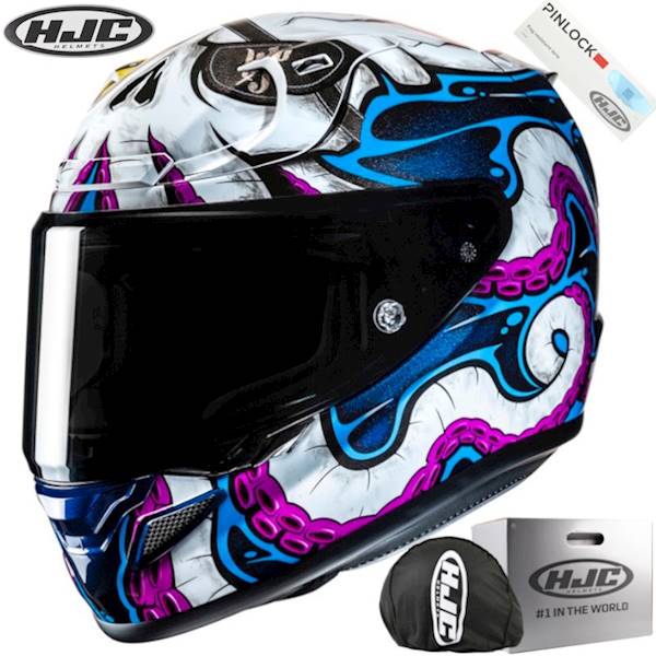Kask HJC Rpha12 Kraken White/Blue