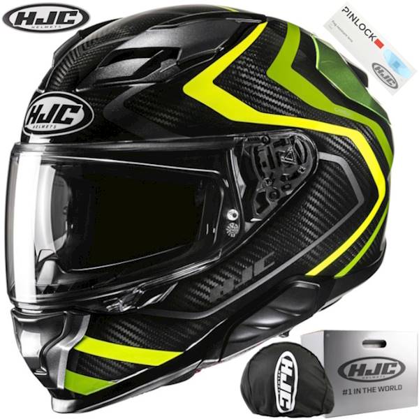 Kask HJC F71 Carbon Nevio Black/Green S