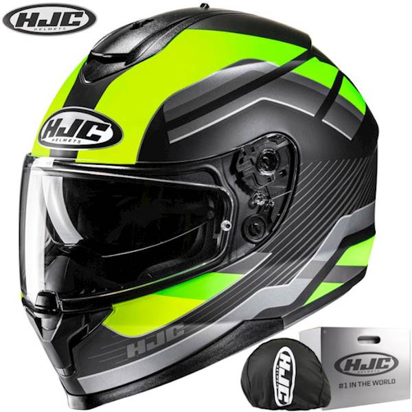 Kask HJC C70N Belis Black/Green M