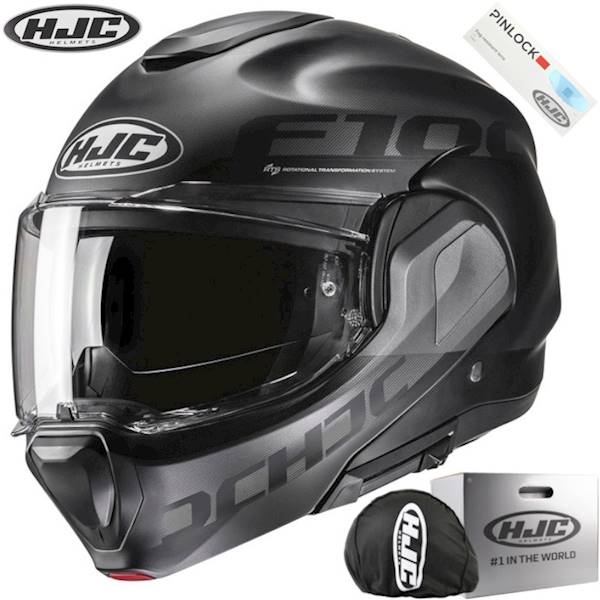 Kask HJC F100 Hetal Black XL