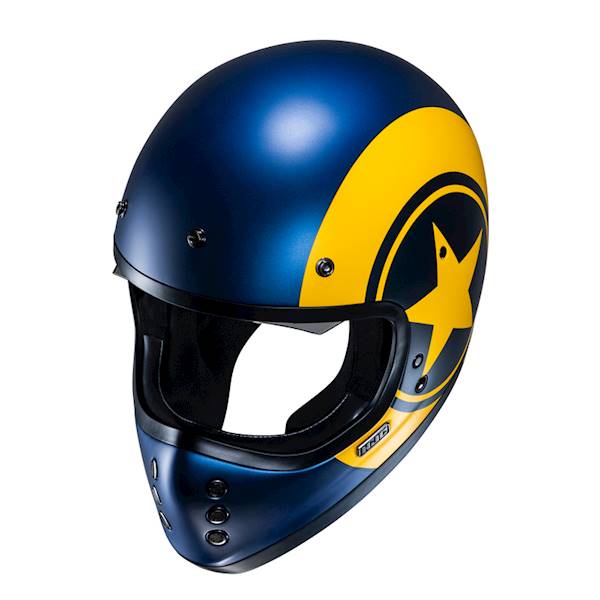 Kask HJC V60 Nyx Blue/Yellow L