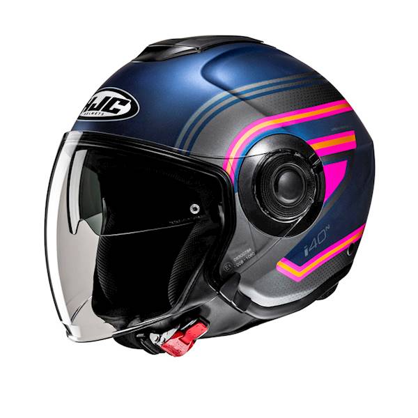 Kask HJC I40N Linia Blue/Pink XS