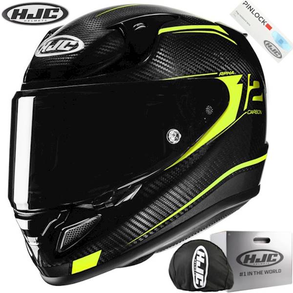 Kask HJC Rpha12 Carbon Keres Black/Yellow