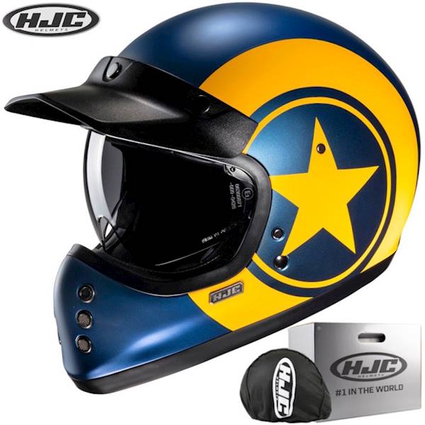 Kask HJC V60 Nyx Blue/Yellow XL