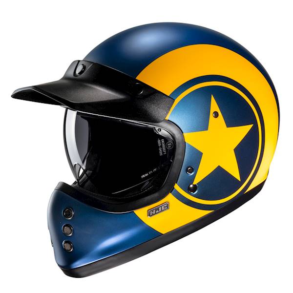 Kask HJC V60 Nyx Blue/Yellow XL