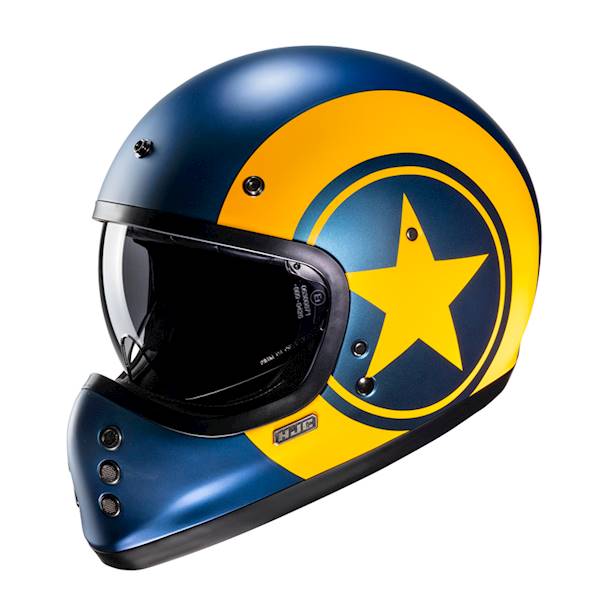 Kask HJC V60 Nyx Blue/Yellow XL