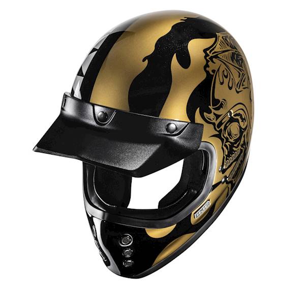 Kask HJC V60 Flame Black/Gold M