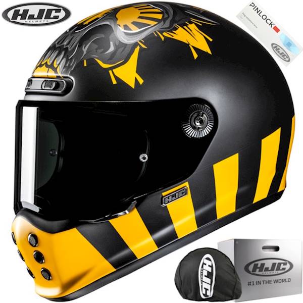 Kask HJC V10 Crania Yellow/Black M