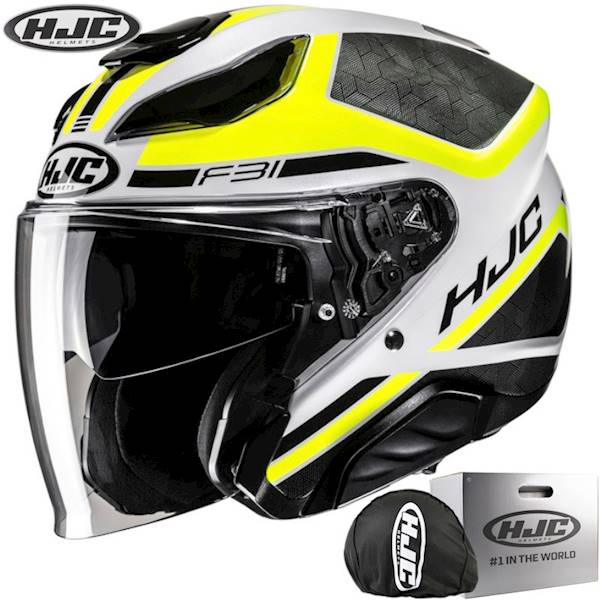 Kask HJC F31 Ceron Black/Yellow M