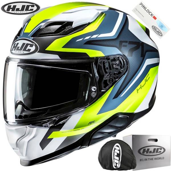 Kask HJC F71 Fes Yellow/Blue