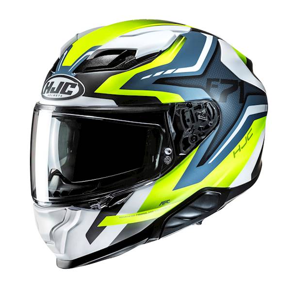 Kask HJC F71 Fes Yellow/Blue L