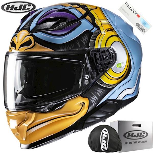 Kask HJC F71 Monkey Dj Blue/Orange XL