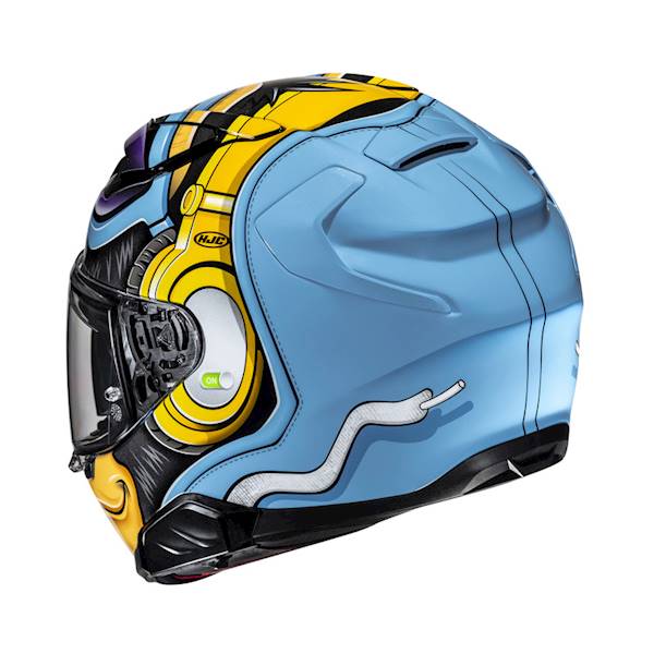 Kask HJC F71 Monkey Dj Blue/Orange XL