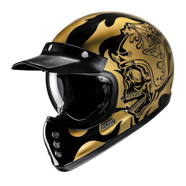 Kask HJC V60 Flame Black/Gold L