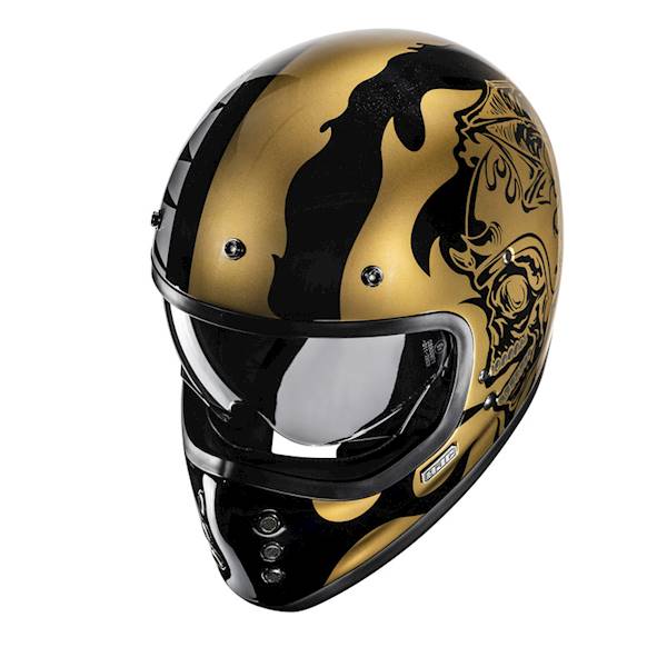 Kask HJC V60 Flame Black/Gold L