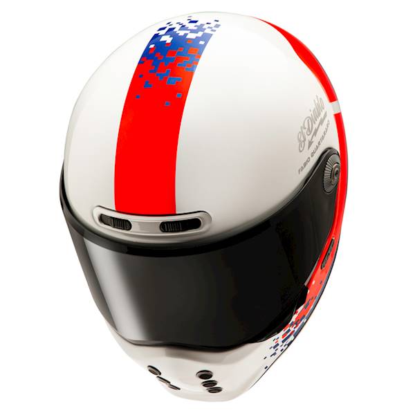 Kask HJC V10 Fq20 Retro White/Rd/Blue L