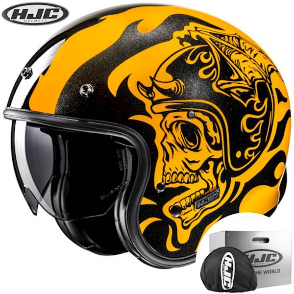 Kask HJC V31 Flame Yellow/Black M
