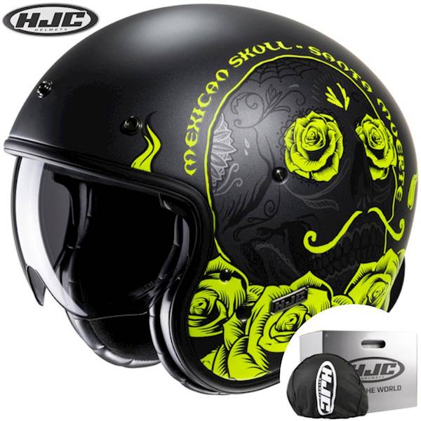 KASK HJC V31 DESTO BLACK/YELLOW
