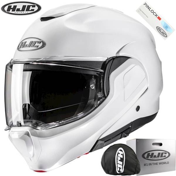 Kask HJC F100 Solid Pearl White M