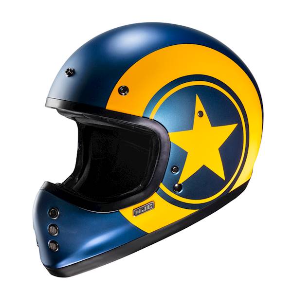 Kask HJC V60 Nyx Blue/Yellow M