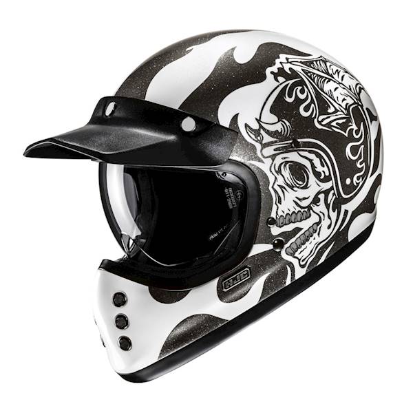 Kask HJC V60 Flame Black/White XL