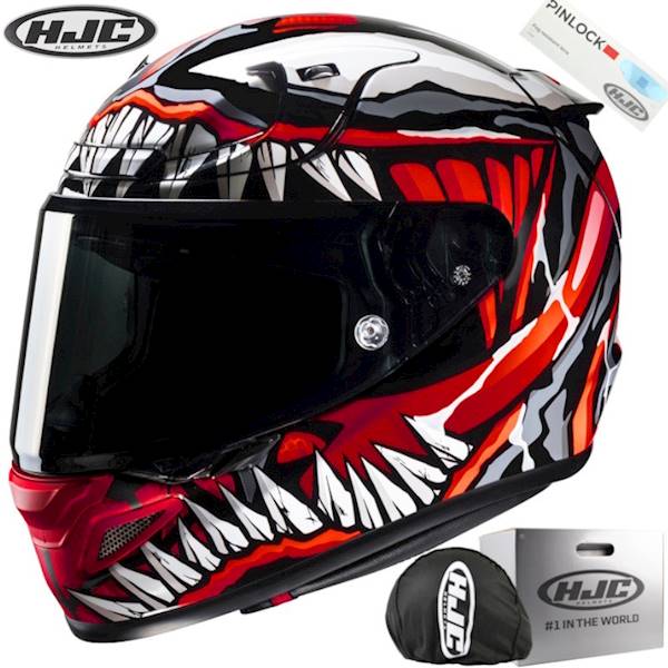 Kask HJC Rpha12 Maximized Venom Marvel Bla/Red XL