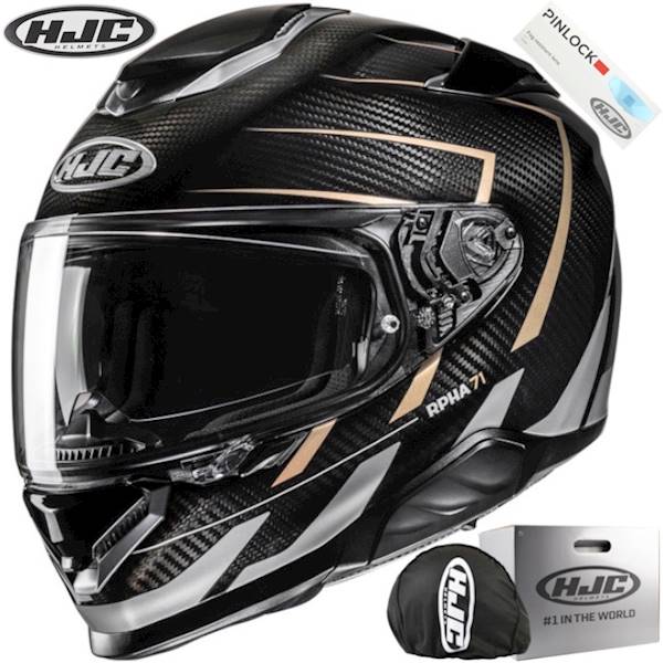 Kask HJC Rpha71 Carbon Cano Black/Gold S