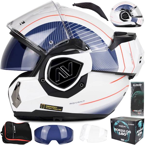 Kask LS2 FF906 Advant Cooper White Blue 3XL