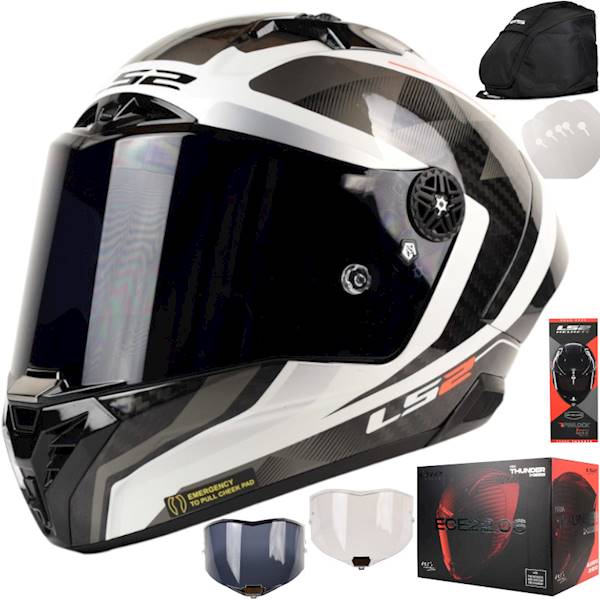 Kask LS2 FF805 Thunder Gp Aero Raute Wh.Gr. S