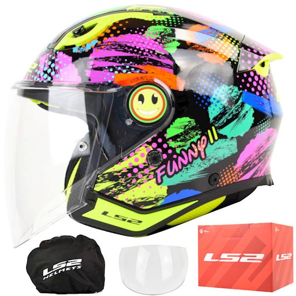 Kask LS2 OF622 Funny II Joy Black
