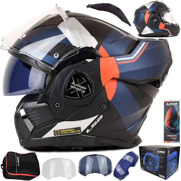Kask LS2 FF901 Advant X Ultra Matt Blue Red 3XL