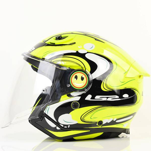 Kask LS2 OF622 Funny II Glup H-Vis Yellow L