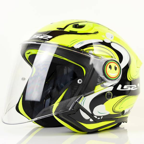 Kask LS2 OF622 Funny II Glup H-Vis Yellow M
