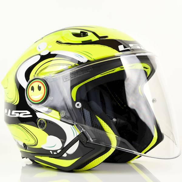 Kask LS2 OF622 Funny II Glup H-Vis Yellow M