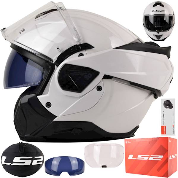 Kask LS2 FF910 Advant II Solid White XXL