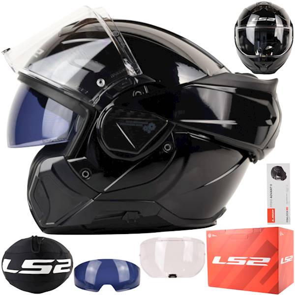 Kask LS2 FF910 Advant II Solid Gloss Black 3XL