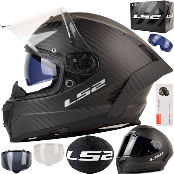 Kask LS2 FF807 Dragon Matt Carbon S