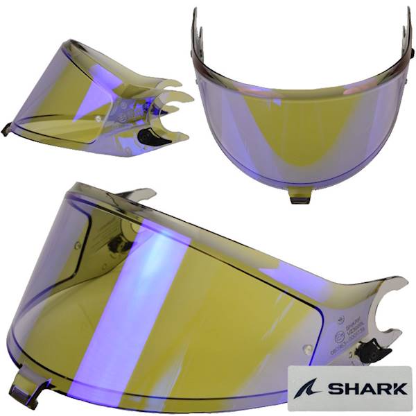 Szyba Shark Spartan GT PRO/RS irydowa niebieska