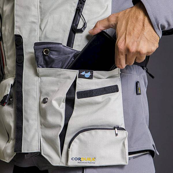 Kurtka LS2 Apollo Man Grey Black Red XXL