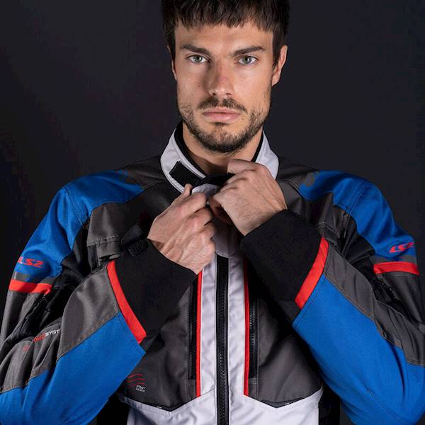 Kurtka LS2 Norway Man Blue Black Grey Red M